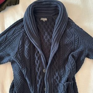 LL Bean Shawl Collar Fisherman’s Sweater XL